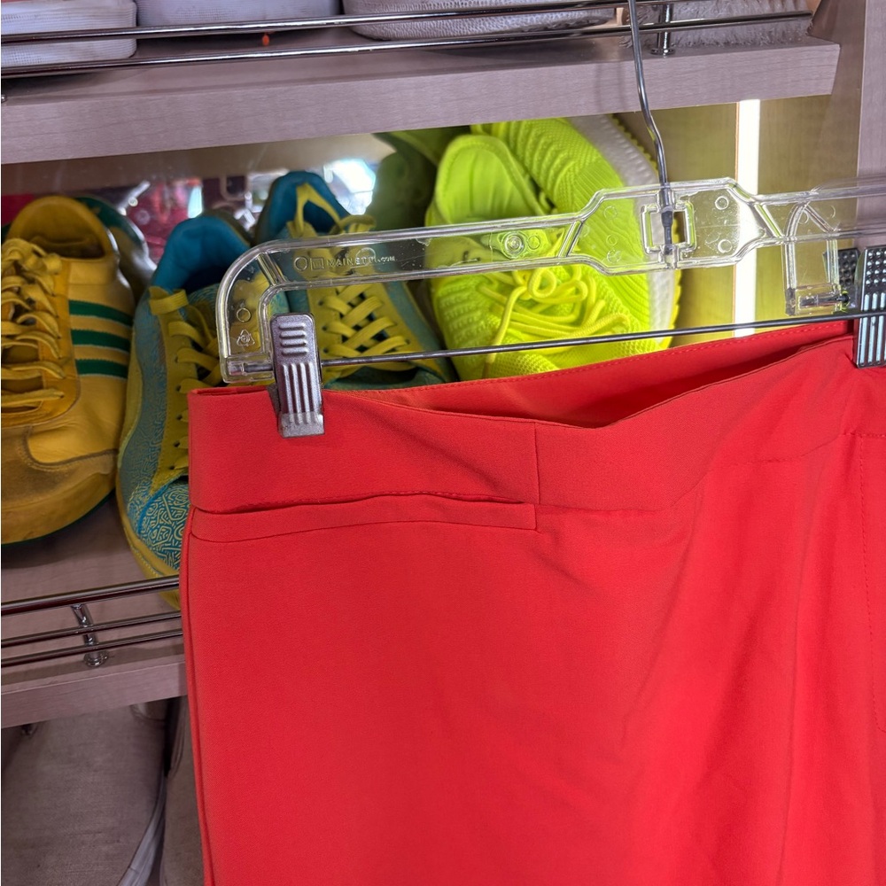 Women's Vibrant Coral Pants - Picture 4 of 5